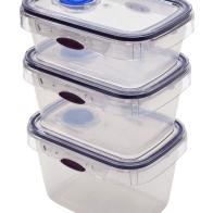 Rectangular Foodcontainer Tritan with date indication and valve